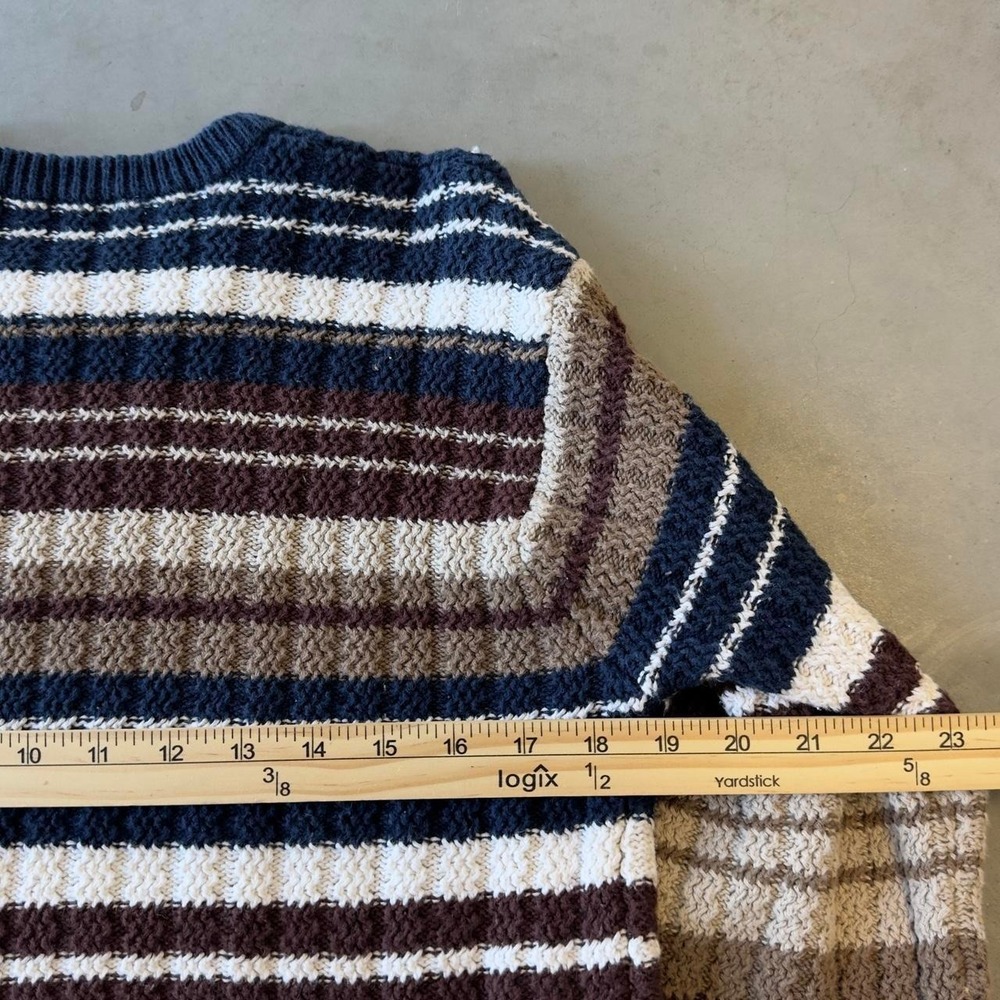 Vintage Christopher & banks striped knit pattern pullover sweater - Picture 4 of 6